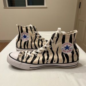 Zebra print converse, Women’s 11, converse